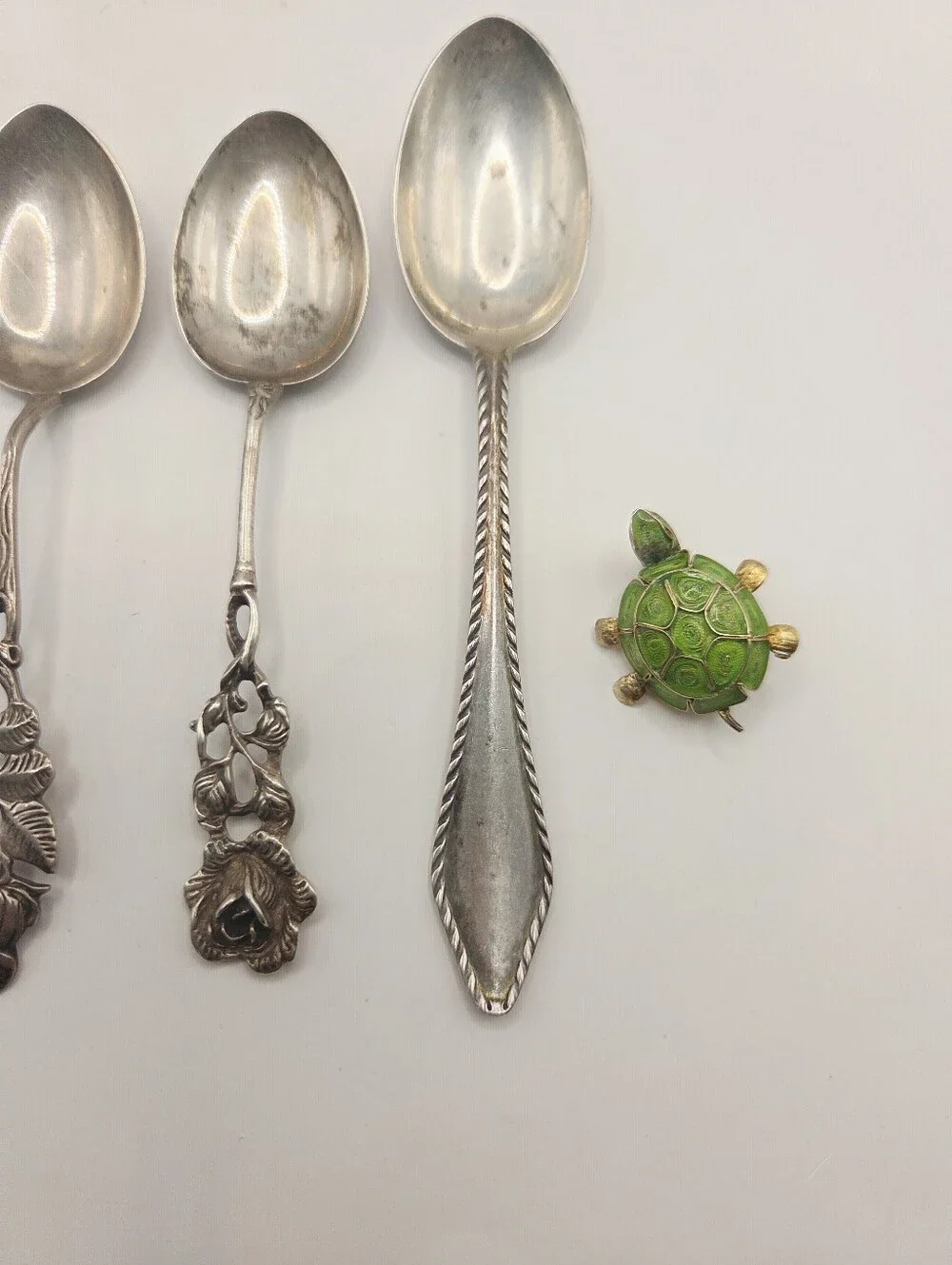 Lot Of 800 Sterling Silver 68.26 Grams Vintage Estate Fork , Spoons And Pendent